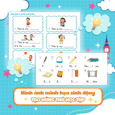 Sách - Luyện Viết Chữ Đẹp Từ Vựng Tiếng Anh - Family And Friends - National Edition 3 - Megabook