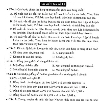 Sách tham khảo- Đề Kiểm Tra, Đánh Giá Vật Lí 7 - Khoa Học Tự Nhiên (Bám Sát SGK Kết Nối Tri Thức Với Cuộc Sống)_HA