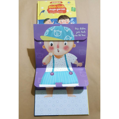 Sách - Lật mở cùng con - Bình Tĩnh Chuyện Giới Tính