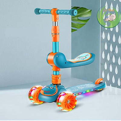 Xe trượt Scooter đa năng vừa là xe trượt vừa là xe chòi chân