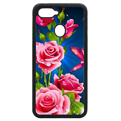 Ốp lưng cho Oppo F9 HOA HỒNG 1 - Hàng chính hãng