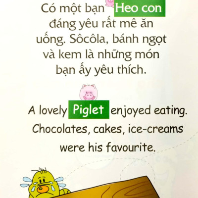 Sách Truyện Tranh Song Ngữ Việt Anh Cho Bé - Ăn Rau Vào Cho Khỏe Hơn Nào