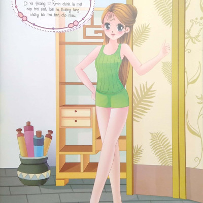 Dán Hình Trang Phục Công Chúa Tuyệt Đỉnh - Công Chúa Lãng Mạn