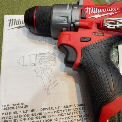 MÁY KHOAN ĐỘNG LỰC M12 FPD2-0 (MILWAUKEE 3404 GEN 3 MỚI NHẤT, TẶNG PIN 2AH + SẠC ) - HÀNG CHÍNH HÃNG