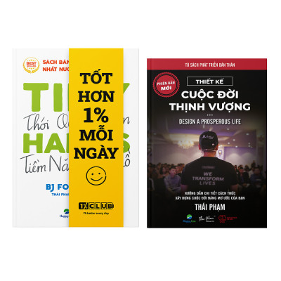 Bộ sách Nâng Cấp Bản Thân – Kiến Tạo Hạnh Phúc (Gồm 2 cuốn) - Happy Live