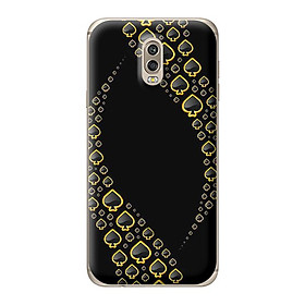 Ốp lưng cho Samsung Galaxy J7 Plus nền ách đen 1 - Hàng chính hãng