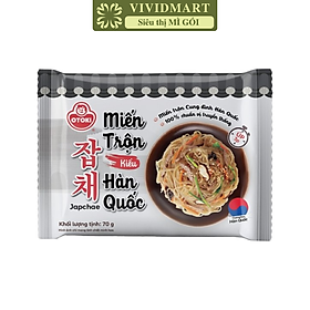 OTOKI - Miến trộn kiểu Hàn Quốc Otoki hương vị Không cay, Miến trộn kiểu Hàn Quốc Japchae Ottogi (70g/gói)