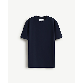 Áo thun nam trơn tay ngắn cotton poly form fitted - RT 10S25TSS010 | ROUTINE CÀ MAU