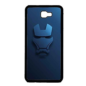 Ốp Lưng in cho Samsung J7 Prime Mẫu Người Sắt Nền Xanh - Hàng Chính Hãng