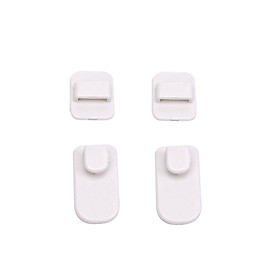 VỈ Móc Gài Dán Tường Treo Điều Khiển Điều Hòa, Móc Gài Dán Tường Đa Năng, Móc Treo Đa Năng, Tiện Dụng. Kingler 4080