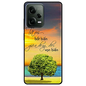 Ốp lưng cho Redmi Note 11 4G - Redmi Note 12 - Redmi Note 12 Pro - Redmi Note 12 Pro 5G - Tâm Bất Biến - Hàng Chính Hãng