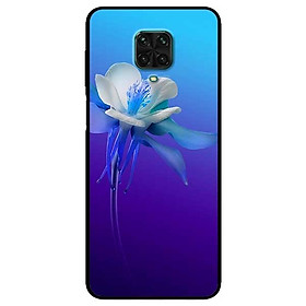 Ốp lưng dành cho Xiaomi Redmi 9s - 9 Pro - 9 Promax mẫu Hoa Lan Xanh Trắng