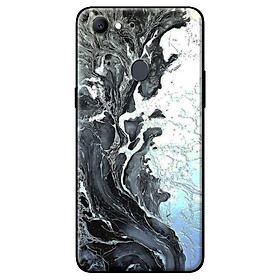 Ốp in cho Oppo F7 Đá Trắng Đen - Hàng chính hãng