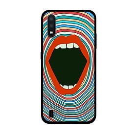 Ốp Lưng in cho Samsung Galaxy A01 Mẫu Môi Gợi Cảm - Hàng Chính Hãng