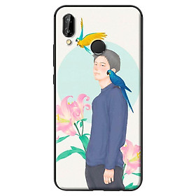 Ốp in cho Huawei Nova 3E Anime Boy Hoa - Hàng chính hãng
