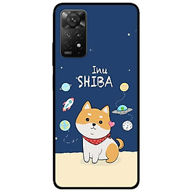 Ốp lưng cho Redmi Note 11 4G - Redmi Note 12 - Redmi Note 12 Pro - Redmi Note 12 Pro 5G - Shiba Vũ Trụ - Hàng Chính Hãng