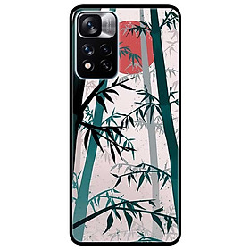 Ốp lưng dành cho Xiaomi Redmi Note 11 Pro 5G ( Bản Nội Địa ) mẫu Trúc Trăng Đỏ