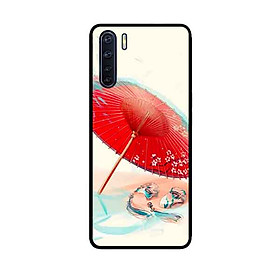 Ốp Lưng in cho Oppo A91 Mẫu Ô Mùa Hè - Hàng Chính Hãng