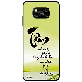 Ốp lưng dành cho Xiaomi Poco X3 mẫu Tâm