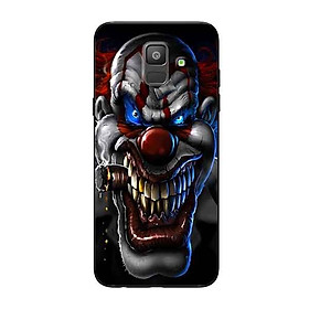 Ốp Lưng in cho Samsung A6 2018 mẫu Gã Hề Hút Thuốc - Hàng Chính Hãng