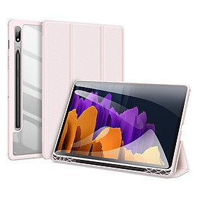 Bao da chống sốc cho SamSung Galaxy Tab S8 có ngăn đựng bút chính hãng Dux Ducis Toby - Hàng chính hãng