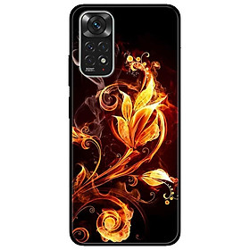 Ốp lưng dành cho Xiaomi Redmi Note 11 4G mẫu Hoa Lửaa