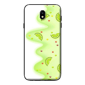 Ốp in cho Samsung Galaxy J7 Plus  Họa Tiết Chanh - Hàng chính hãng