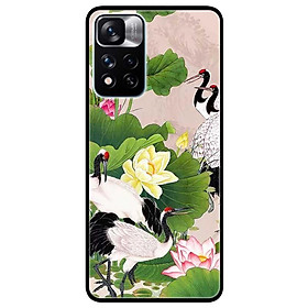 Ốp lưng dành cho Xiaomi Redmi Note 11 Pro 5G ( Bản Nội Địa ) - Sen Và Hạc