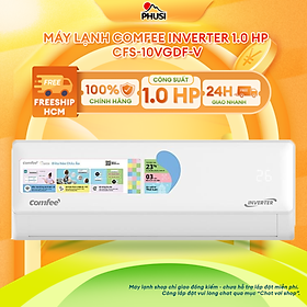 Máy lạnh Comfee Inverter 1.0 HP CFS-10VGDF/ 1.5HP CFS-13VGDF - Mẫu 2025  - Hàng Chính Hãng, Mới 100%