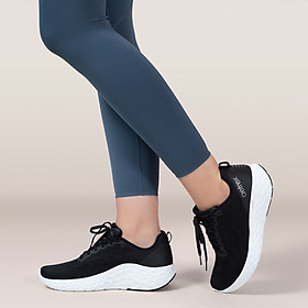 Giày thể thao sức khoẻ nữ Aetrex Danika Black - Sneaker gót cao 4p đệm êm