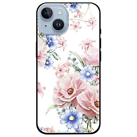 Ốp lưng dành cho Iphone 14 - Iphone 14 Plus - Iphone 14 Pro - Iphone 14 Pro Max - Hoa Hồng Xanh Nhạt