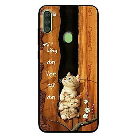 Ốp lưng dành cho Samsung Galaxy A02 - A02s - mẫu Tâm An Chú Mèo