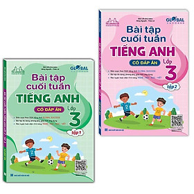 Sách - Global Success - Bài Tập Cuối Tuần Tiếng Anh Lớp 3 - Có Đáp Án - Combo 2 Tập - Minh Thắng