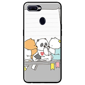 Ốp in cho Oppo F9 3 Chú Gấu 3 - Hàng chính hãng