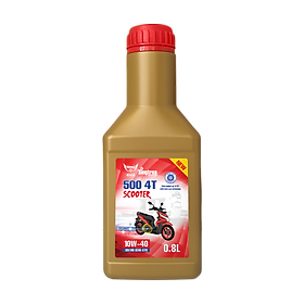 Dầu nhớt xe máy Singtrea 500 SCOOTER 4T 10W-40 SM/MB SEMI-SYN 0.8L dành cho xe tay ga