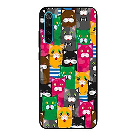Ốp Lưng in cho Xiaomi Redmi Note 8 Mẫu Những Chú Mèo Ngộ Nghĩnh - Hàng Chính Hãng