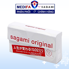 Bao Cao Su Sagami Original 0.02 (6 Cái / Hộp)