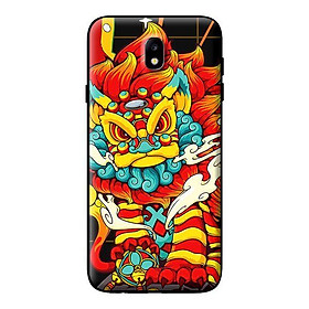 Ốp in cho Samsung Galaxy J3 Pro Lân Đỏ Vàng - Hàng chính hãng