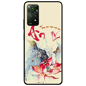 Ốp lưng dành cho Redmi Note 12 - Redmi Note 12 Pro - Redmi Note 12 Pro 5G - Tâm An Sen Đỏ - Hàng Chính Hãng