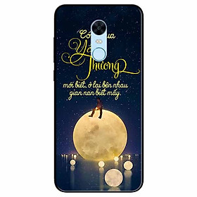 Ốp lưng in cho Redmi 5 Mẫu Đi Qua Yêu Thương