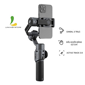 Gimbal Zhiyun Smooth 5S / Smooth 5S combo - Tay cầm chống rung 3 trục cho điện thoại phiên bản nâng cấp có joystick Zoom và Focus độc quyền - Hàng nhập khẩu