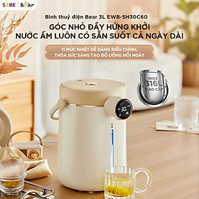 Bình thuỷ điện Bear 3L EWB-5H30C60 hàng chính hãng