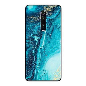 Ốp Lưng in cho Xiaomi Mi 9T Mẫu NỀN ĐÁ HOA 12 - Hàng Chính Hãng