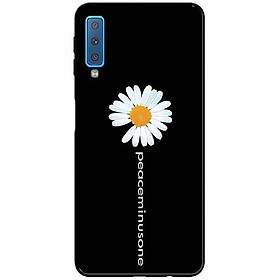 Ốp lưng in cho Samsung A7 2018 Mẫu Cúc Chữ Dài
