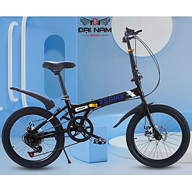 Xe Đạp Gấp Gọn Thể Thao SL001 Vành 20Inch Chịu Tải 160kg Đại Nam Sport + Tặng Kèm Chắn Bùn