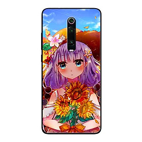 Ốp Lưng in cho Xiaomi Redmi K20 Pro Mẫu Nàng Hướng Dương - Hàng Chính Hãng