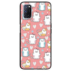 Ốp lưng dành cho Oppo A52 - A72 - A92 mẫu Họa Tiết Mèo Xanh Vàng