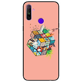 Ốp lưng dành cho Realme C3 mẫu Rubik Cube
