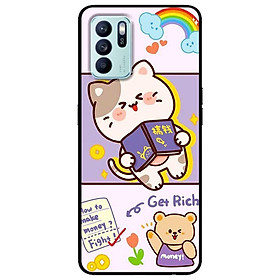 Ốp lưng dành cho Oppo Reno 6 - Oppo Reno 6Z - Mèo Giàu