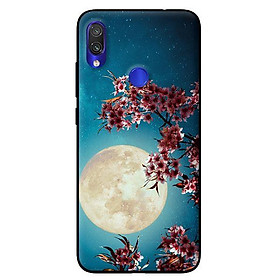 Ốp lưng in cho Xiaomi Redmi Note 7 mẫu Trăng Hoa - Hàng chính hãng